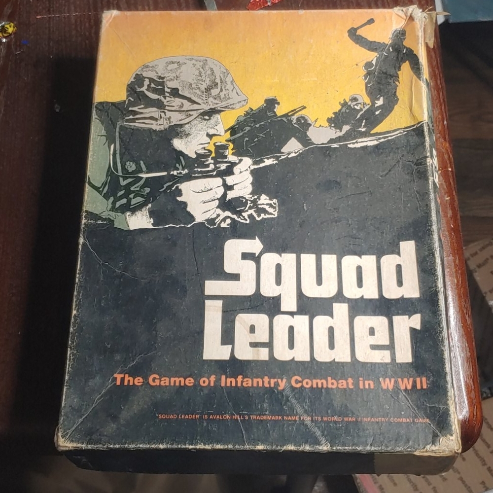 Squad leader game infantry combat ww2 boardgame